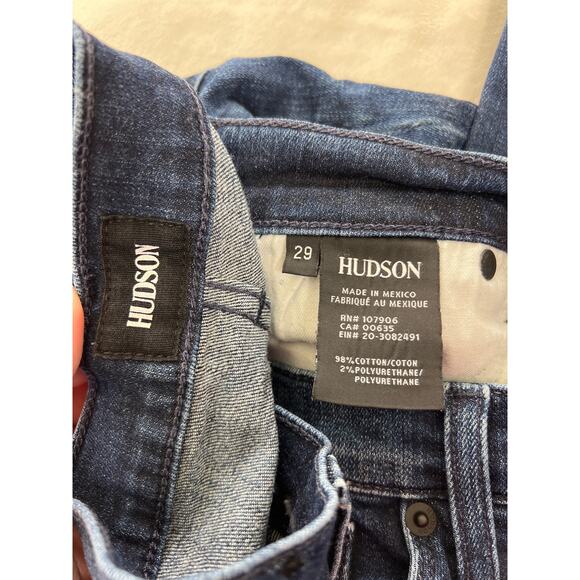 Hudson Jeans Nico Mid Rise Super Skinny Leg Ankle Released Hem Women's 29 - Picture 7 of 8